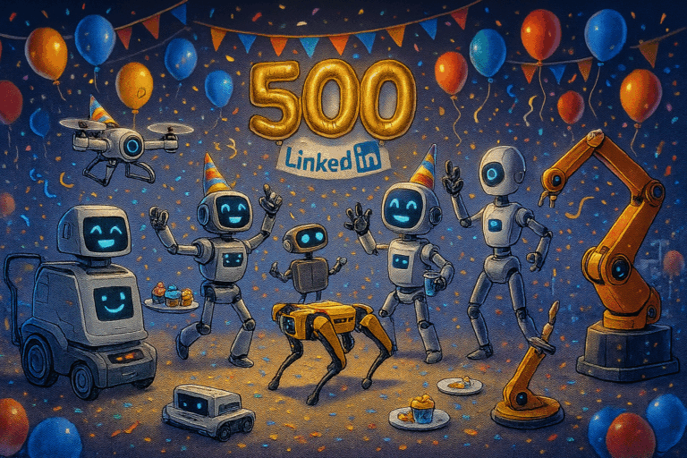 28.10.2025: 500 Follower auf LinkedIn
